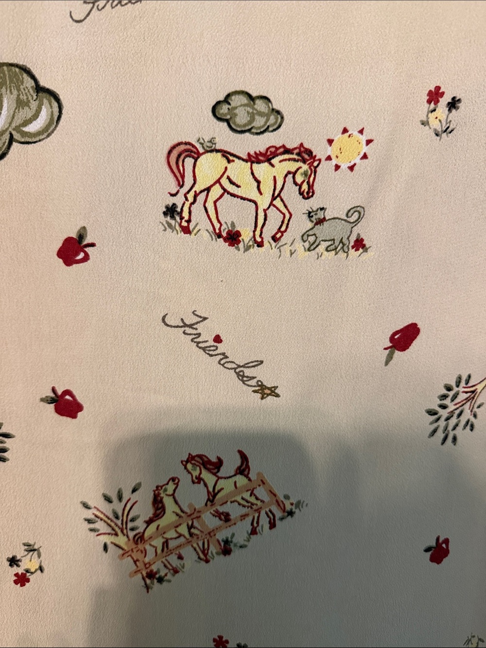 Lady Reiner Cowgirl Couture Western Horse Print Short-Sleeve Button-Down Shirt - Picture 5 of 11
